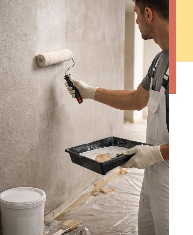 Грунтовка стен в Выксе от 2281 руб. м2 — быстро, недорого, с материалом | ОТДЕЛОЧНИК-Вкс