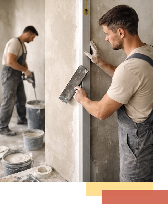 Выведение углов стен в Выксе: монтаж и оштукатуривание