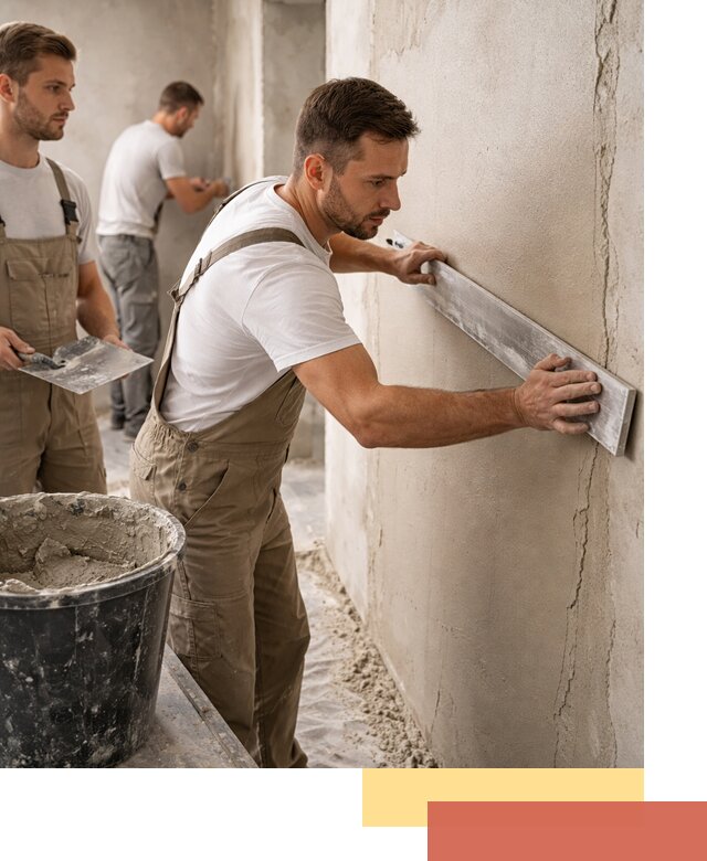 Штукатурка стен без маяков в Выксе быстро и качественно