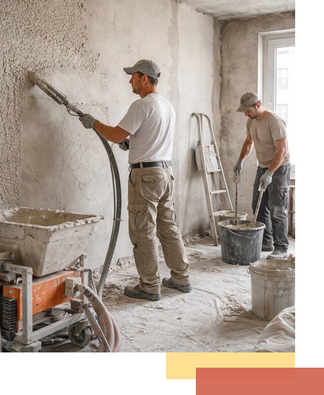 Машинная штукатурка стен в Выксе — быстро и качественно