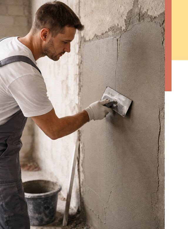 Штукатурка стен под плитку в Выксе от 4355 руб./м2 — выравнивание под плитку | ОТДЕЛОЧНИК-Вкс