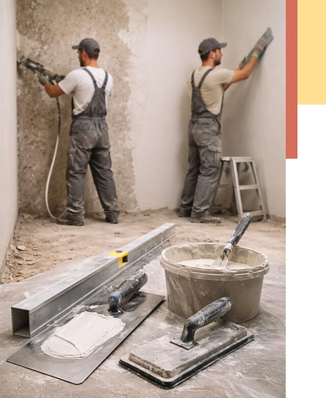 Штукатурка стен под обои в Выксе от 4667 руб./м2 — выравнивание под обои | ОТДЕЛОЧНИК-Вкс