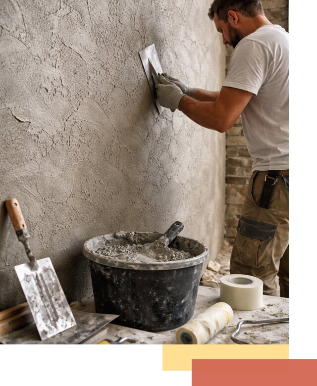 Декоративная штукатурка лофт в Выксе — отделка стен и потолков