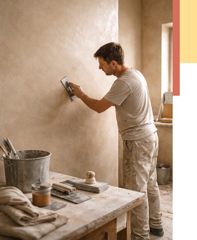 Марокканская штукатурка таделакт в Выксе под ключ от 4355 руб. | ОТДЕЛОЧНИК-Вкс