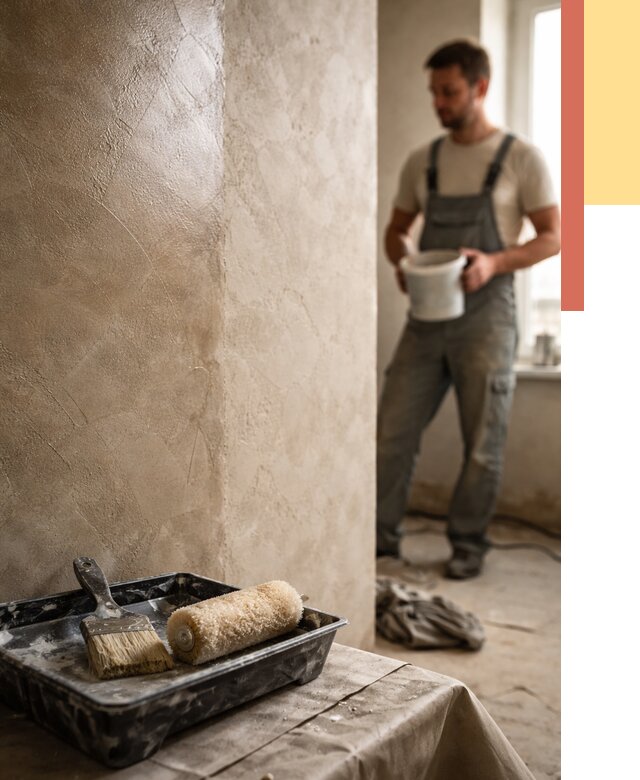 Нанесение воска на штукатурку в Выксе от 3630 руб. | Услуги ОТДЕЛОЧНИК-Вкс