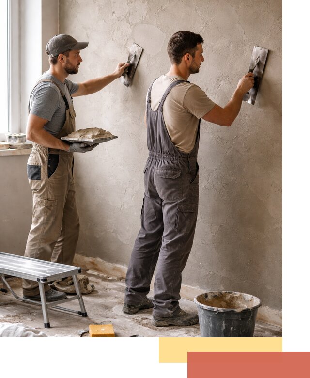 Ремонт декоративной штукатурки и восстановление фактуры в Выксе