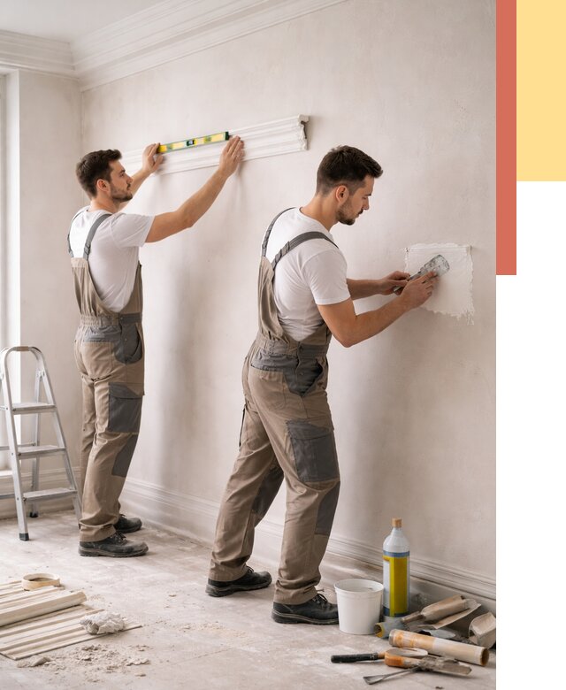 Монтаж лепнины на стены в Выксе от 4667 руб. — недорого, быстро | ОТДЕЛОЧНИК-Вкс