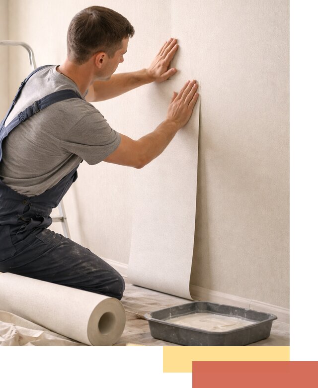 Поклейка флизелиновых обоев в Выксе качественно и быстро