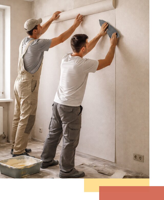 Поклейка виниловых обоев в Выксе профессионально и качественно