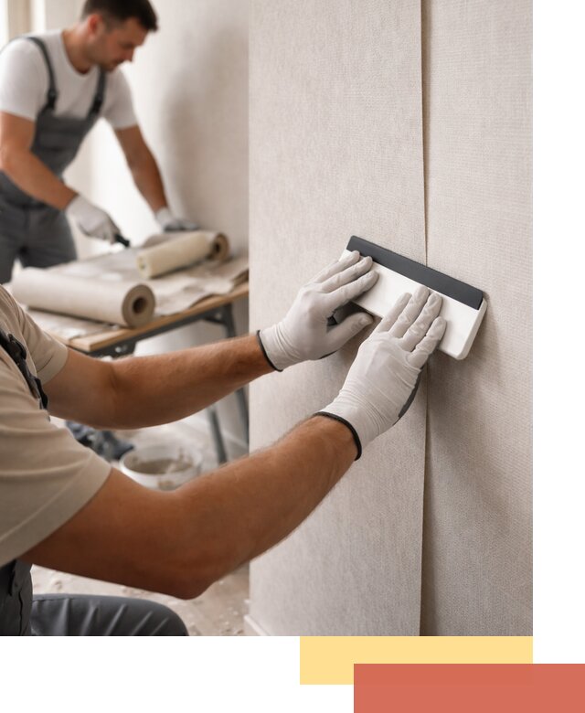 Поклейка обоев под покраску в Выксе профессионально и быстро