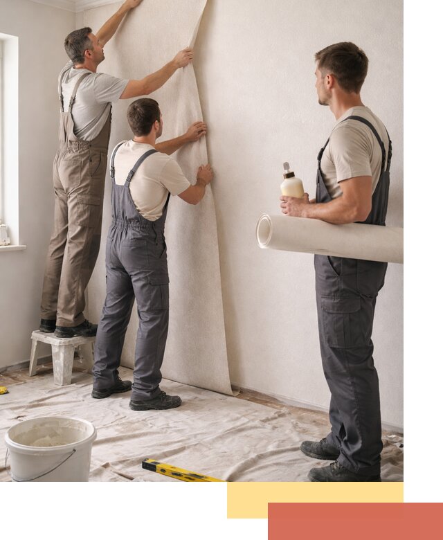 Оклейка стен обоями в Выксе — качественно и профессионально