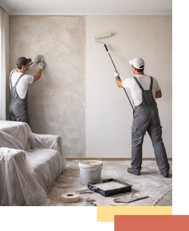 Покраска стен антивандальной краской в Выксе