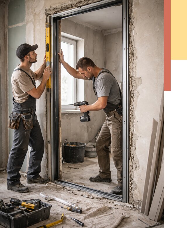 Закладка дверного проема в Выксе от 3630 руб. — быстро и недорого | ОТДЕЛОЧНИК-Вкс