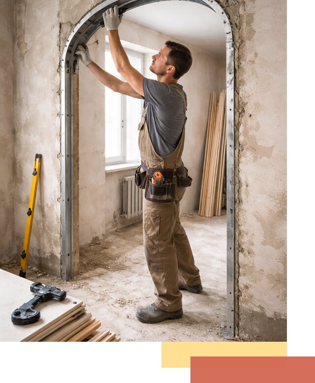 Устройство арочного проема в Выксе под ключ