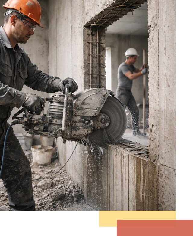 Алмазная резка проемов в Выксе быстро и точно