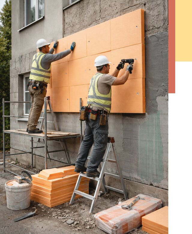 Утепление стен пеноплексом в Выксе от 1918 руб./м2 — быстро и недорого | ОТДЕЛОЧНИК-Вкс