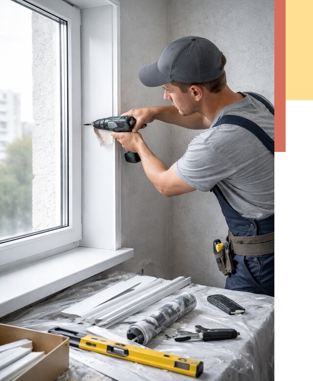 Установка пластиковых откосов в Выксе от 2333 руб. | ОТДЕЛОЧНИК-Вкс монтаж, быстро и недорого