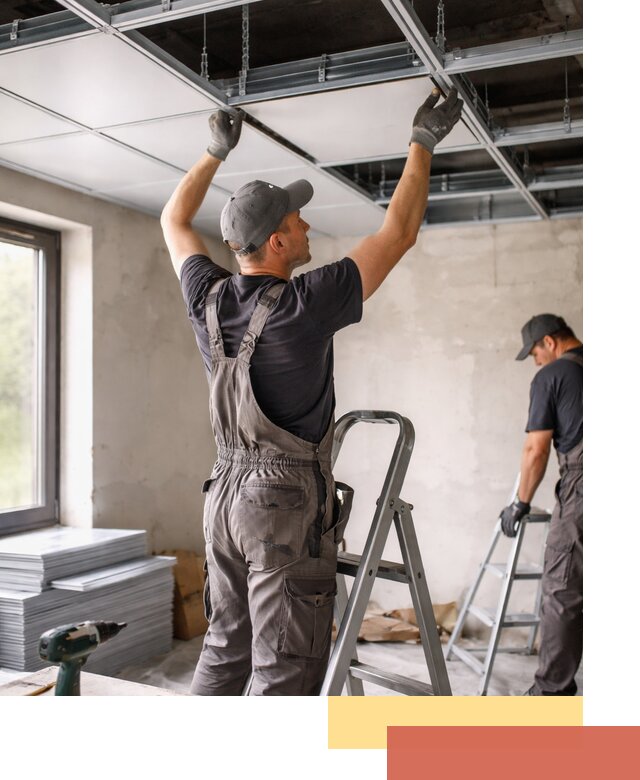 Монтаж кассетного потолка в Выксе качественно и быстро