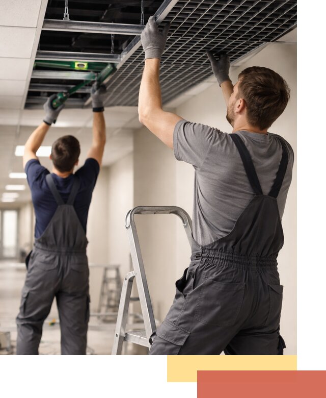 Монтаж потолка Грильято в Выксе: установка под ключ качественно