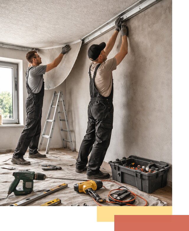 Монтаж фактурного натяжного потолка в Выксе качественно и быстро