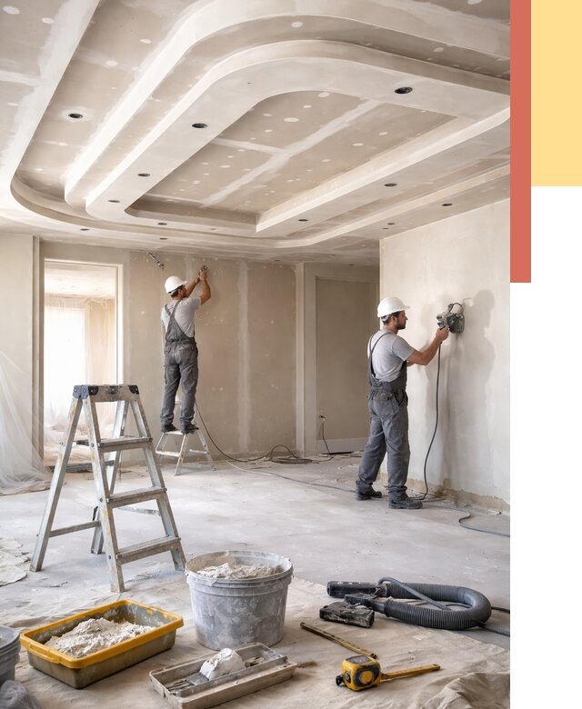 Многоуровневый потолок из гипсокартона в Выксе от 778 руб. под ключ | ОТДЕЛОЧНИК-Вкс