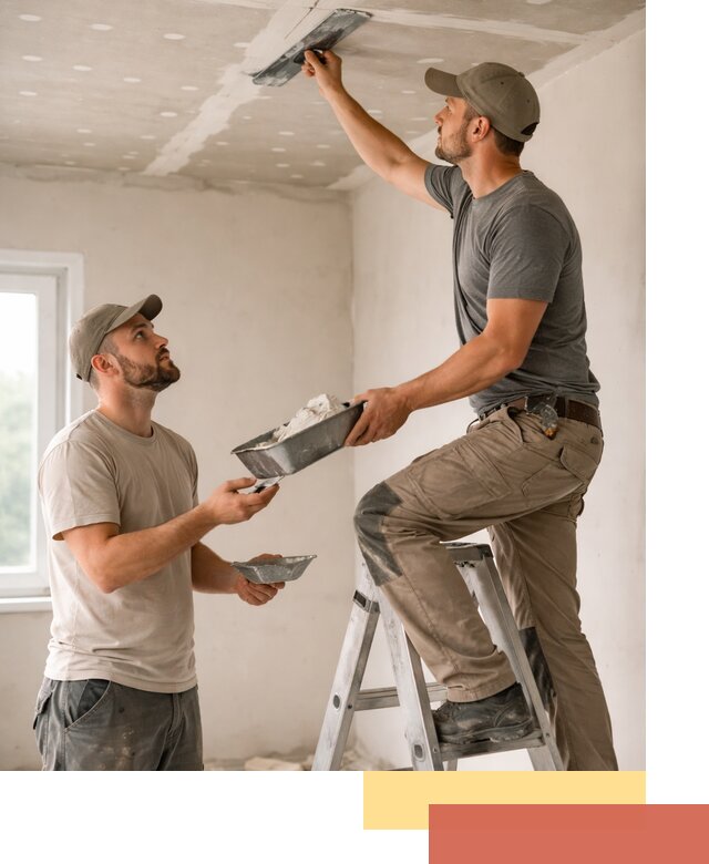 Шпаклевка потолка из гипсокартона в Выксе качественно и быстро