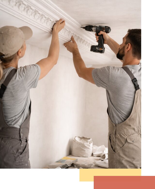 Профессиональный монтаж лепнины на потолок в Выксе