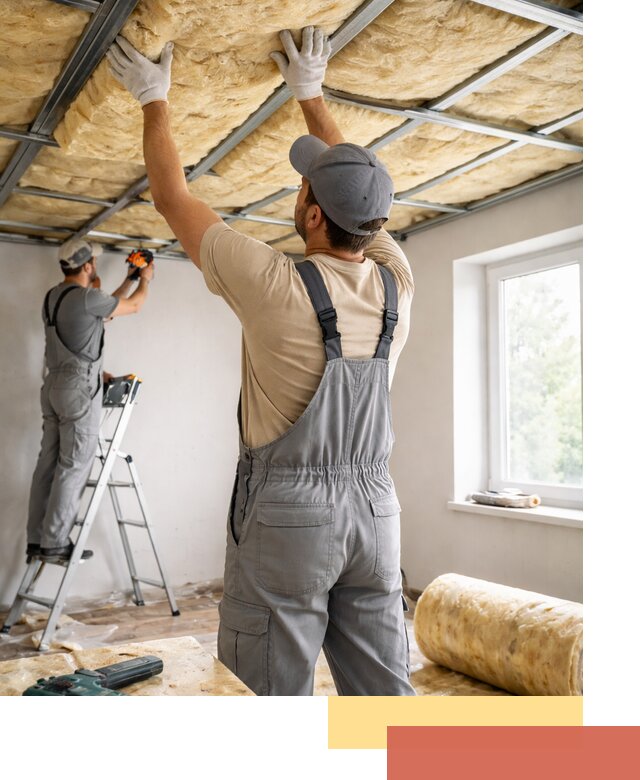 Утепление потолка под ключ в Выксе качественно и быстро