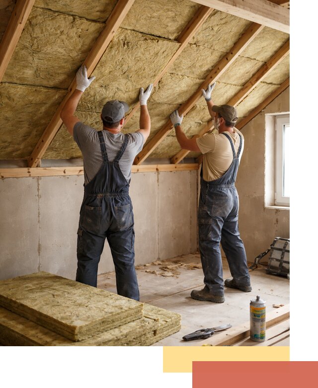 Утепление потолка минеральной ватой в Выксе