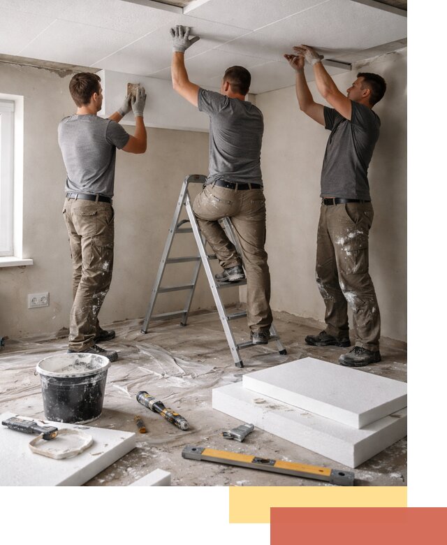 Утепление потолка пенопластом в Выксе быстро и качественно